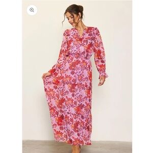 Boutique Avara floral maxi dress S